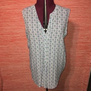 Ed-it-Ed Sleeveless Blue Tunic